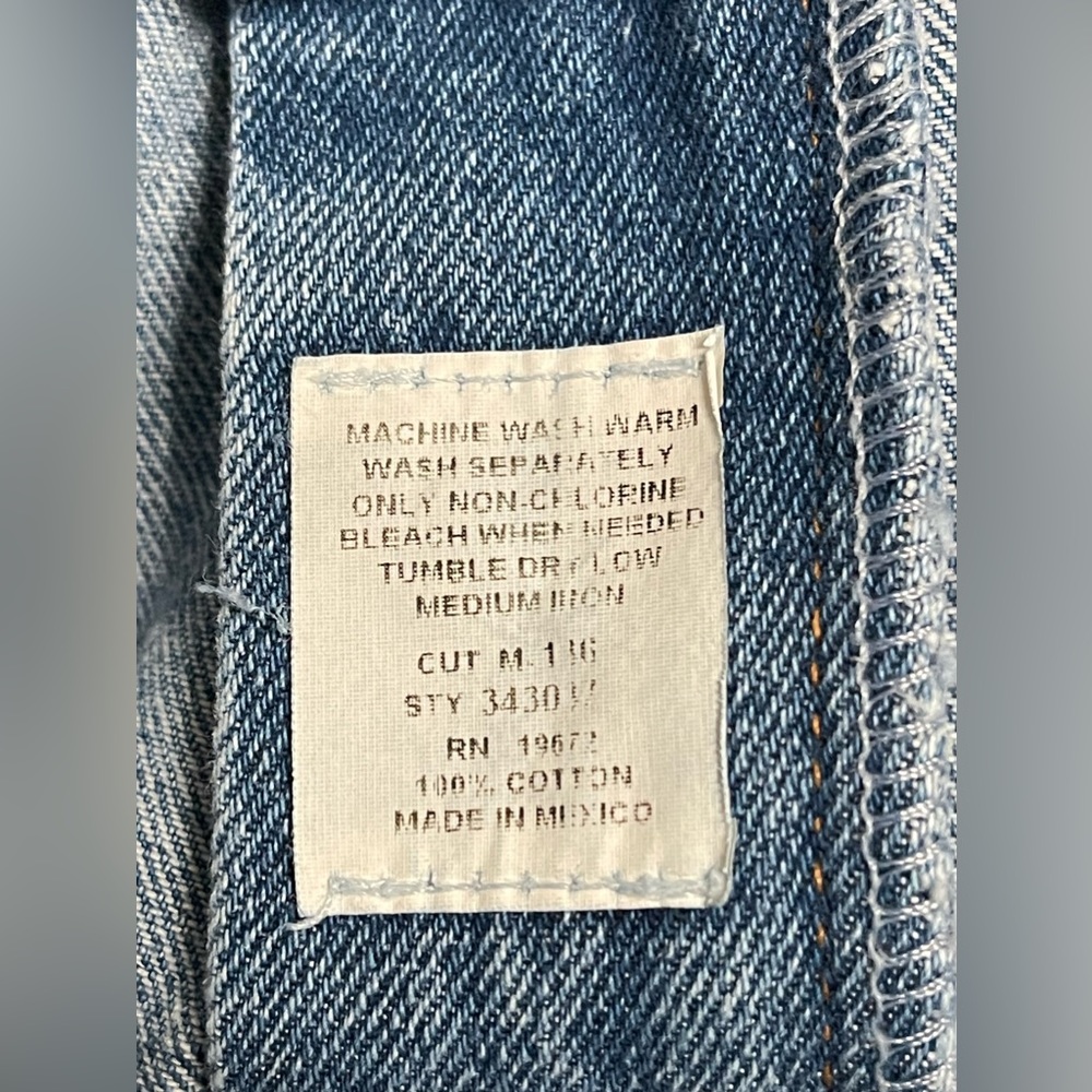 Polo Ralph Lauren 5-Pocket Vintage Light Denim Jean Boys Shorts Size 18 - Picture 8 of 8